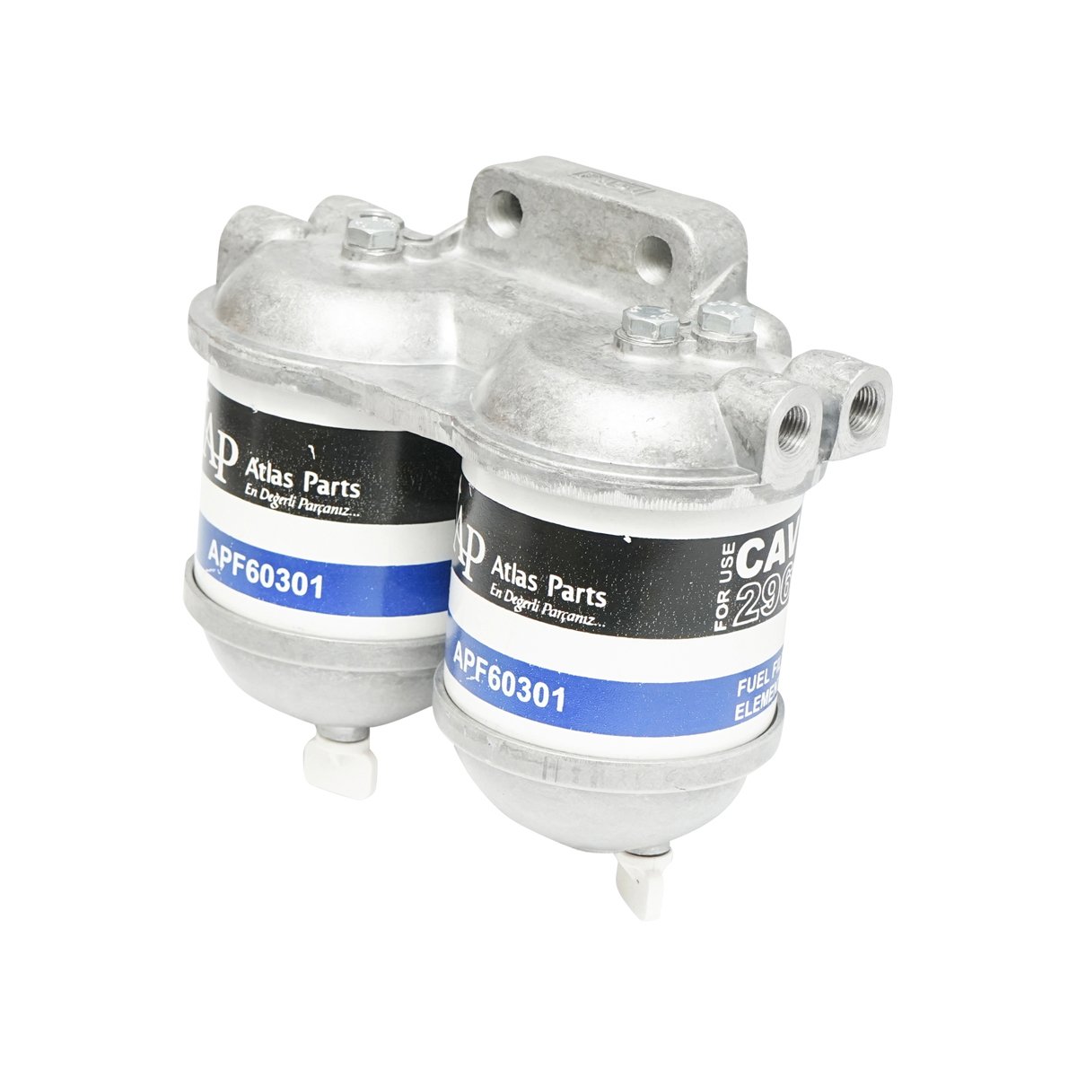 Baterie filtru combustibil dubla pentru Massey Ferguson, Case IH, Ford, Perkins OEM 5845B580